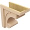Ekena Millwork 12"W x 24"D x 24"H Classic Alma Rough Cedar Woodgrain TimberThane Corbel, Primed Tan CORUR12X24X24ALMRCPR - alternate 4